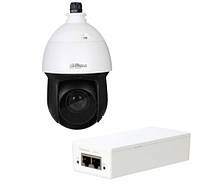 Комплект роботизованої камери Dahua DH-SD49225XA-HNR та РОЕ інжектора DH-TAM1GT1GT-30