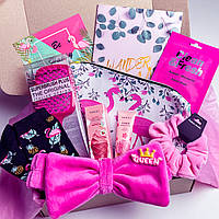 Подарунок бокс для дівчини WOW BOXES «Flamingo Box №10»
