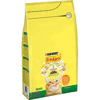 Сухий корм для кішок Purina Friskies Indoor з куркою та овочами 1.5 кг 7613031341887 i