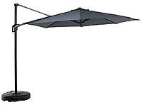 Пляжний і садовий парасолька підвісний від сонця 300 см чорний , daymart