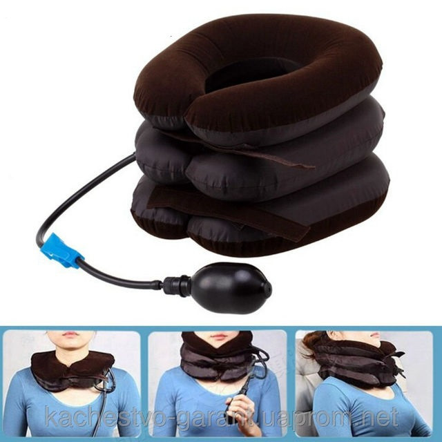 Шейна повітряна подушка-масажер Tractors for cervical spine (масажер для шиї)