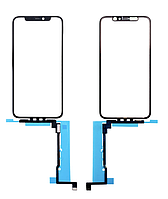 Тачскрин (сенсор) для iPhone 11 Pro, чорний, без мікросхеми, з OCA-плівкою, із сіткою динаміка, з олеофобним