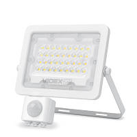 Прожектор Videx LED 30W 5000K з датчиком руху VL-F2e305W-S l