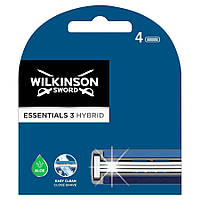 Wilkinson Essentials 3 Hybrid картридж с тремя лезвиями и увлажняющей полоской 4 шт. (7751662)