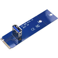 Райзер Dynamode NGFF M.2 Male to USB 3.0 Female для PCI-E 1X RX-riser-M.2-USB3.0-PCI-E l