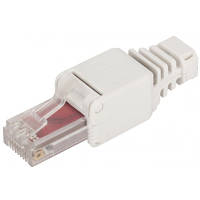 Коннектор RJ45 cat.6 UTP 8P8C, безинструментальный, 1шт Kingda KD-PGU8054-C6 l