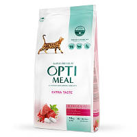 Сухий корм для кішок Optimeal зі смаком телятини 10 кг B1830501 l