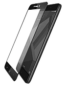 Захисне скло для Xiaomi Redmi 4X Full Glue (0.3 мм, 3D, з олеофобним покриттям) колір чорний
