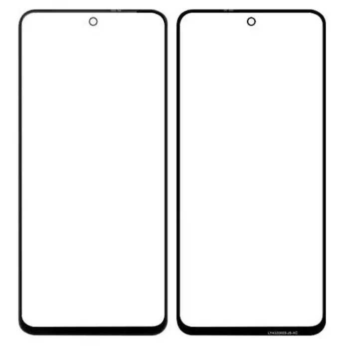 Скло корпусу для Xiaomi Poco X4 GT/Note 11T Pro/Note 11T Pro, чорне, з OCA-плівкою, оригінал PRC з олеофобним