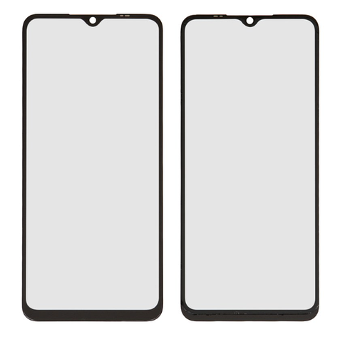 Скло корпусу для Xiaomi Redmi 10C/Poco C40, чорне, з OCA-плівкою, оригінал PRC з олеофобним покриттям, фото 1