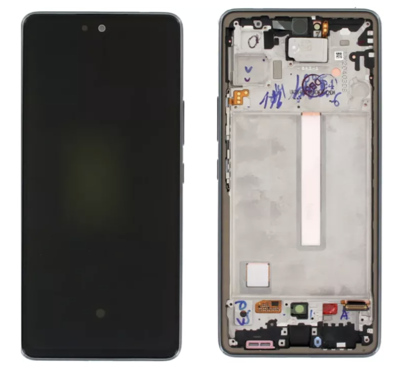 Дисплей (екран) для Samsung A536B Galaxy A53 5G + тачскрин, чорний, OLED,  гарної якості, з вузькою
