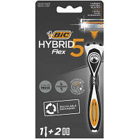 Бритва Bic Flex 5 Hybrid с 2 сменными картриджами 3086123644922 l