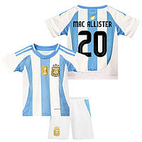 Форма MAC ALLISTER 20 сборной Аргентины EURO 2024 Adidas Argentina Home 145-155 см (set3534_122360)