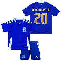 Форма MAC ALLISTER 20 сборной Аргентины EURO 2024 Adidas Argentina Away 125-135 см (set3535_122373)