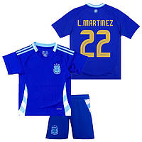 Форма L.MARTINEZ 22 сборной Аргентины EURO 2024 Adidas Argentina Away 125-135 см (set3535_122372)