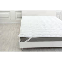 Наматрасник MirSon Eco Light №1712 EcoSilk Air-Soft обычный на резинке по углам White 140x200 см 2200002888295