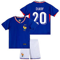 Форма DIABY 20 сборной Франции France EURO 2024 Nike France Home 155-165 см (set3538_122445)