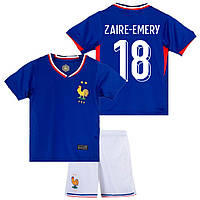 Форма ZAIRE-EMERY 18 сборной Франции France EURO 2024 Nike France Home 155-165 см (set3538_122443)