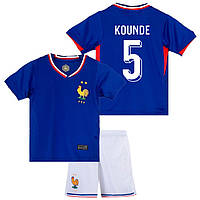 Форма KOUNDE 5 сборной Франции France EURO 2024 Nike France Home 155-165 см (set3538_122430)