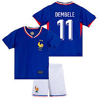 Форма DEMBELE 11 сборной Франции France EURO 2024 Nike France Home 155-165 см (set3538_122437)