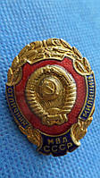 Нагрудный знак «Отличник милиции МВД СССР» №172