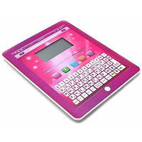 Детский планшет Bambi 7321 2 языка РУС/АНГЛ буквы цифры музыка Розовый Adore Дитячий планшет 7321, 2 мови