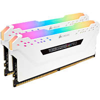 Модуль памяти для компьютера DDR4 32GB (2x16GB) 3200 MHz Vengeance RGB PRO SL Corsair (CMH32GX4M2E3200C16W) m