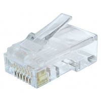 Коннектор RJ45 cat.6 UTP 8P8C * 10 позолоч. конт. Cablexpert LC-8P8C-002/10 l