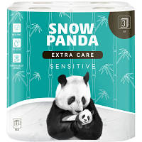 Туалетная бумага Сніжна Панда Extra Care Sensitive 3 слоя 8 рулонов 4820183970688 l