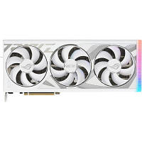 Видеокарта ASUS GeForce RTX4090 24GB ROG STRIX WHITE OC ROG-STRIX-RTX4090-O24G-WHITE l