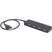 Концентратор Gembird USB 2.0 4 ports black UHB-U2P4-06 l