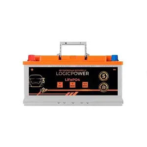 Автомобільний акумулятор LogicPower LiFePO4 24V  -  50 Ah (+ ліворуч) BMS 800А