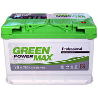 Аккумулятор автомобильный GREEN POWER MAX 78Ah Ев -/+ 780EN 22372 l
