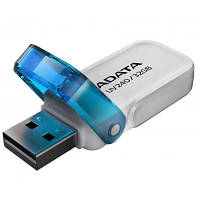 USB флеш наель ADATA 32GB UV240 White USB 2.0 (AUV240-32G-RWH) m