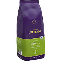 Кава Lofbergs Medium в зернах 1 кг 7310050012292 l