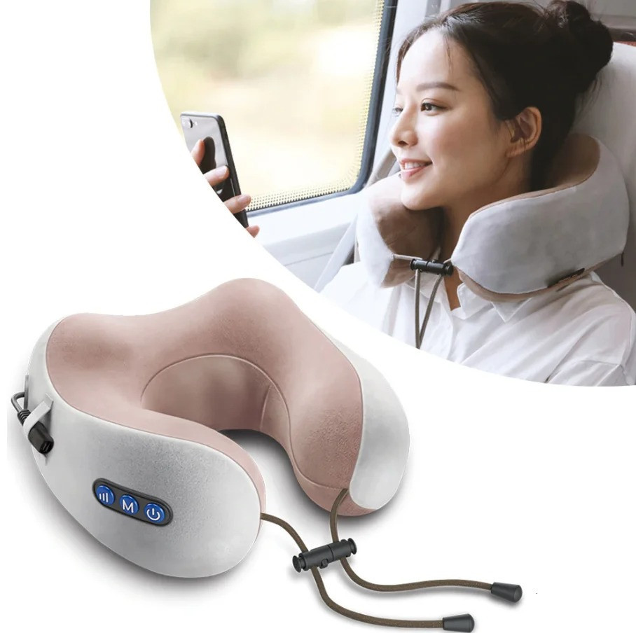 Массажер подушка U-Shaped Massage Pillow SHAKE (WM-003) - фото 2 - id-p2198133907