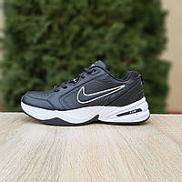 Кроссовки мужские Nike Air Monarch черные с белым SRV O11137