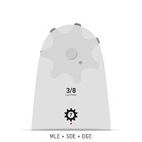 Шина для ланцюгової пили Oregon 3/8'', 1.1 мм, довжина 12''/30 см (124MLEA041) m