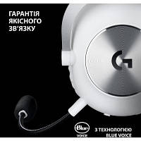 Наушники Logitech G Pro X 2 Lightspeed Wireless White (981-001269) m