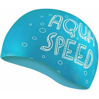 Шапка для плавания Aqua Speed Kiddie 142-Mermaid 1784 блакитний Діт OSFM (5908217617842) m