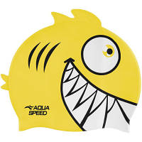 Шапка для плавання Aqua Speed Zoo Pirana 246-18 9700 жовтий Діт OSFM (5908217697004) m