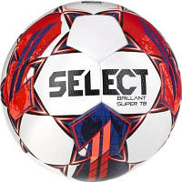 Мяч футбольный Select Brillant Super FIFA TB v23 білий, червоний Уні 5 (5703543317011) m