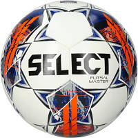 Мяч футзальный Select Master v22 біло-помаранчовий Уні 4 (5703543298358) m