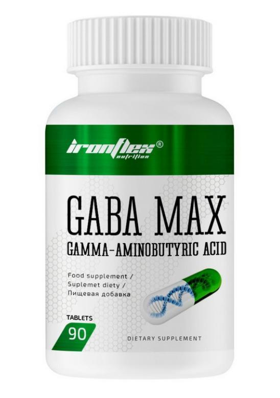 Гамма-аміномасляна кислота IronFlex Gaba MAX 90 талеток
