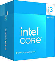 Intel ЦПУ Core i3-14100F 4C/8T 3.5GHz 12Mb LGA1700 58W w/o graphics Box Baumar - Я Люблю Это