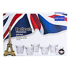 Набір склянок із 6 штук по 300 мл скляний прозорий HP554, фото 3