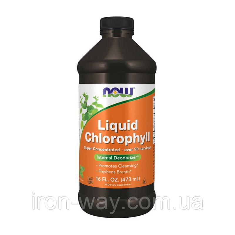 NOW Liquid Chlorophyll (473 ml, mint)