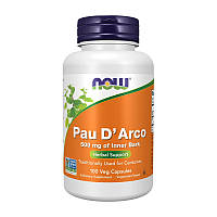 NOW Pau D'Arco 500 mg of Inner Bark (100 veg caps)