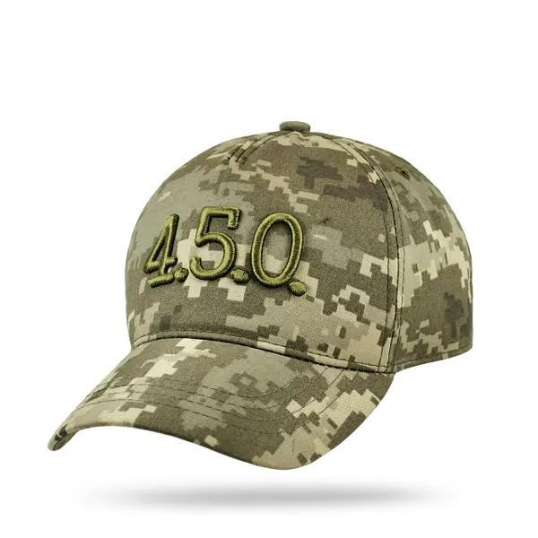Кепка літня 3Д вишивка "4.5.0." Піксель ММ14, фото 1