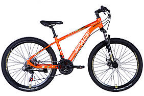 Велосипед алюміній 27.5" SPACE MERCURY AM DD тріскачка рама-17" помаранчевий 2024 Velo